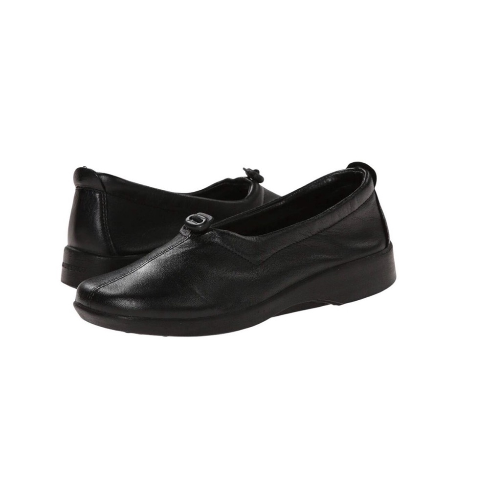 Arcopedico D Queen II Wsh. Black Slip On Shoes NEW
